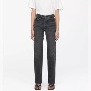 Anine Bing Kat Jean in Charcoal